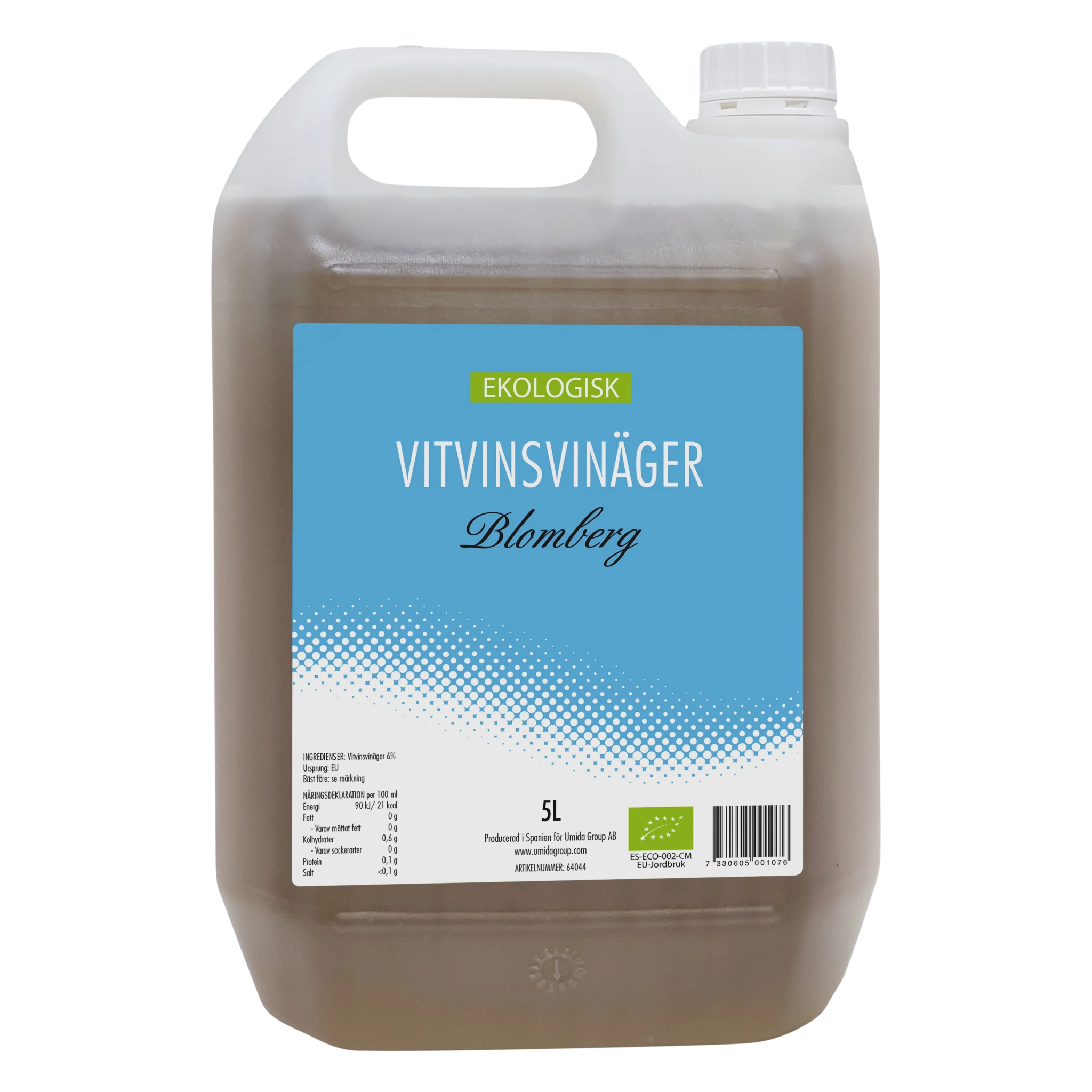 Vitvinsvinäger Eko 6%