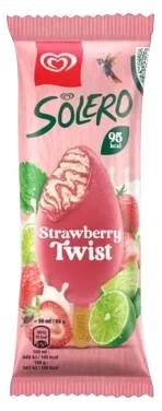 Strawberry Twist Glass