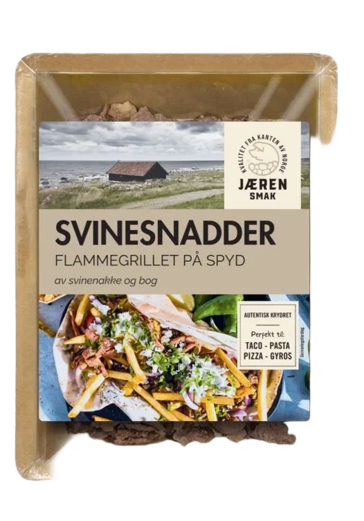 Svinesnadder Fersk 250g Jæren Smak