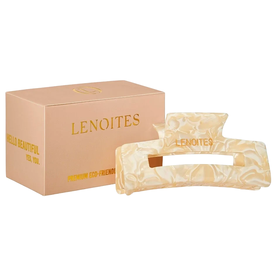 Lenoites Hair Claw Champagne Pearl