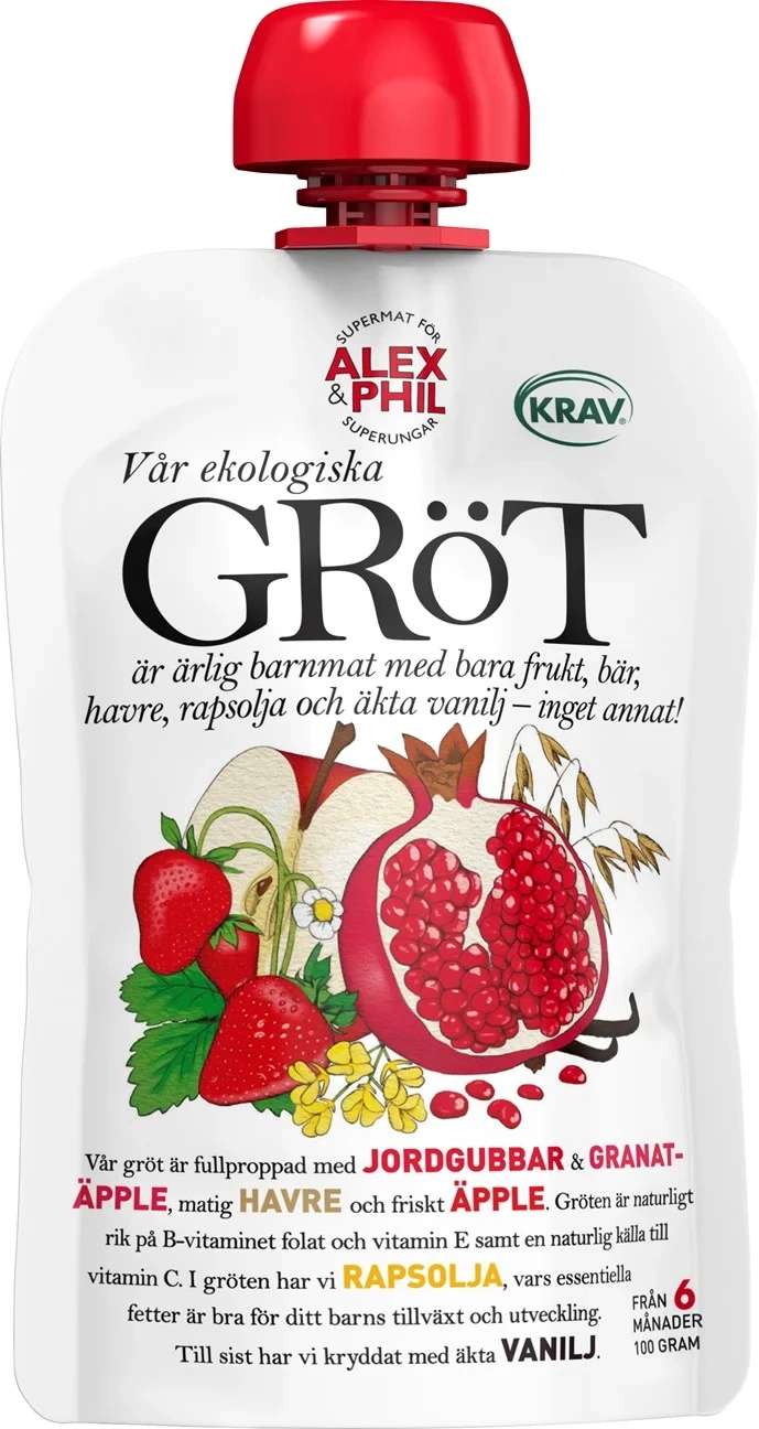 Gröt Jordgubb Eko