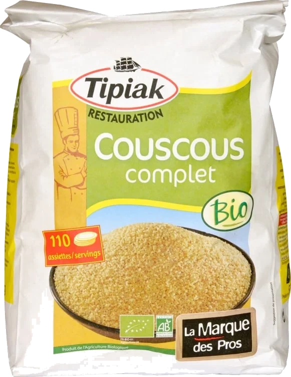 Tipiak Cous Cous Øko.fullkorn 5 kg