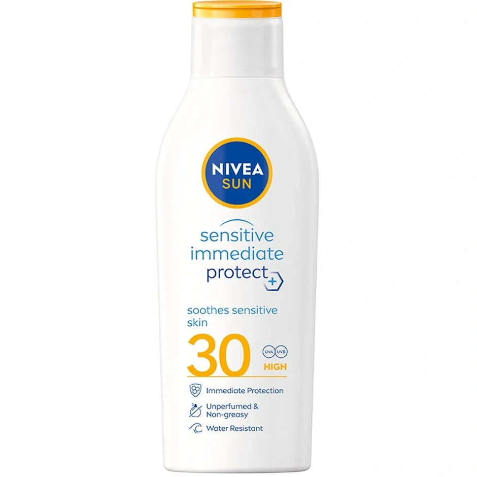 Nivea Sun Sensitive Immediate Protect Soothing Sun Lotion Spf 30, 200ml