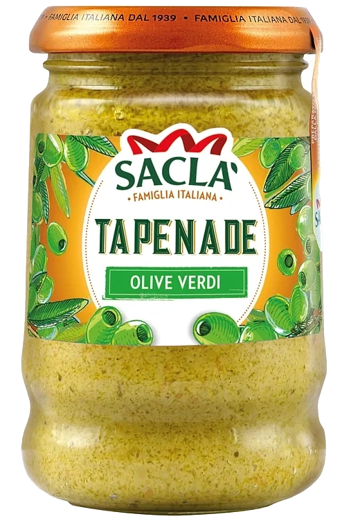 Tapenade Grønn Oliven 190g Sacla