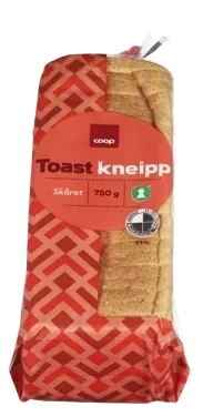 Coop Toast Kneipp Skåret 750g