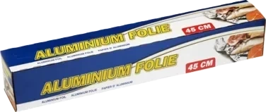 Aluminiumsfolie 18my cutbox 45cm