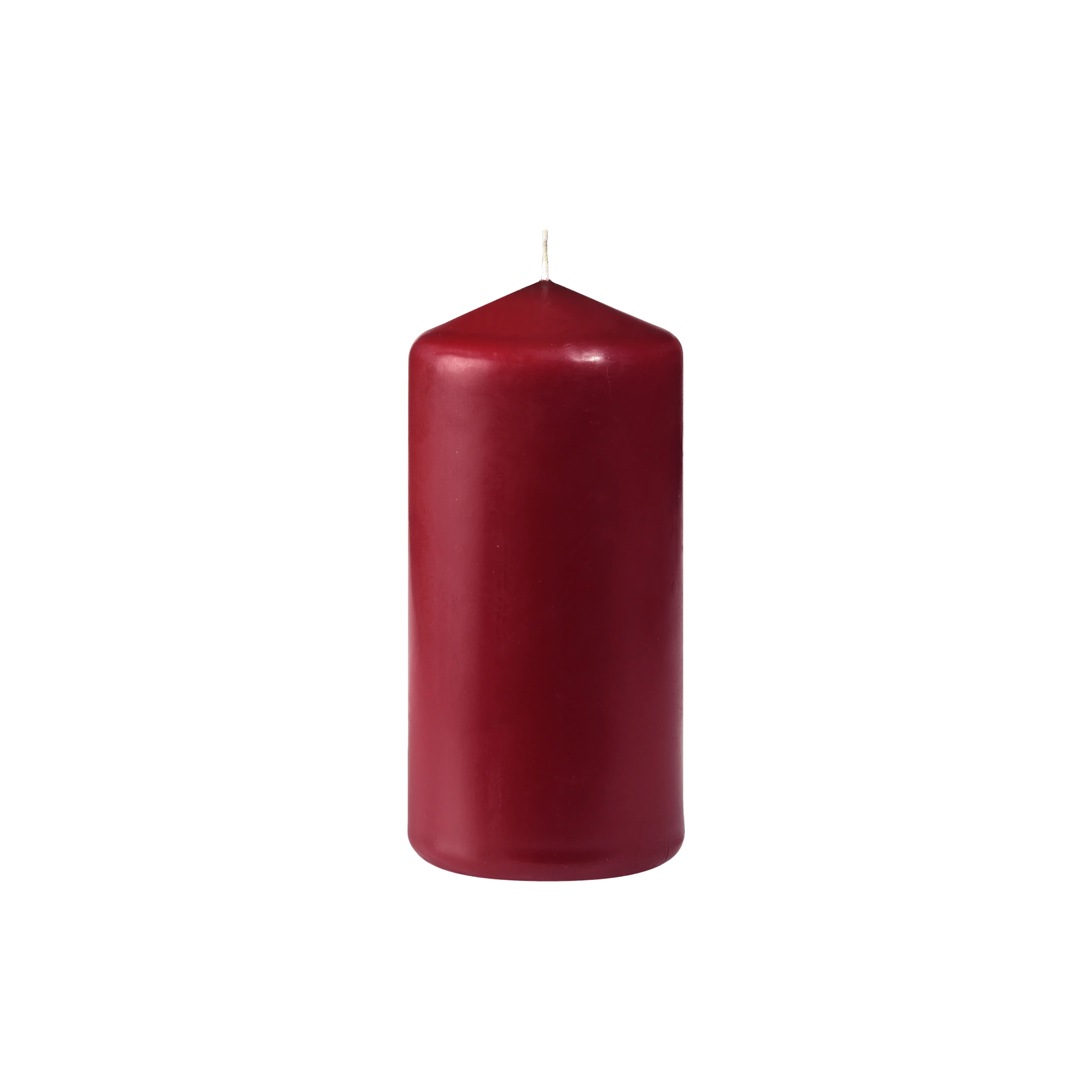 Stumpenkerzen Bordeaux
