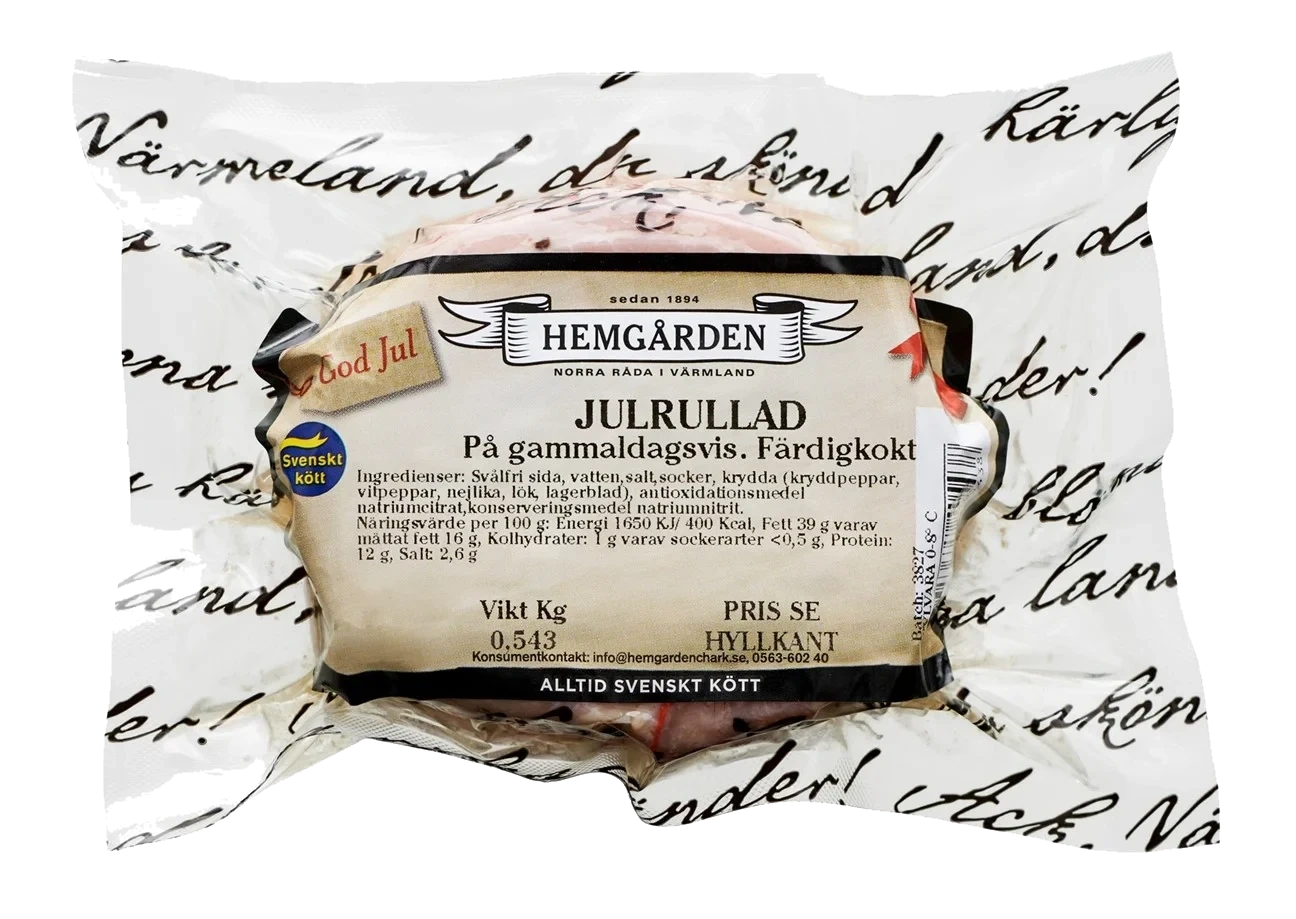 Julrullad i bit