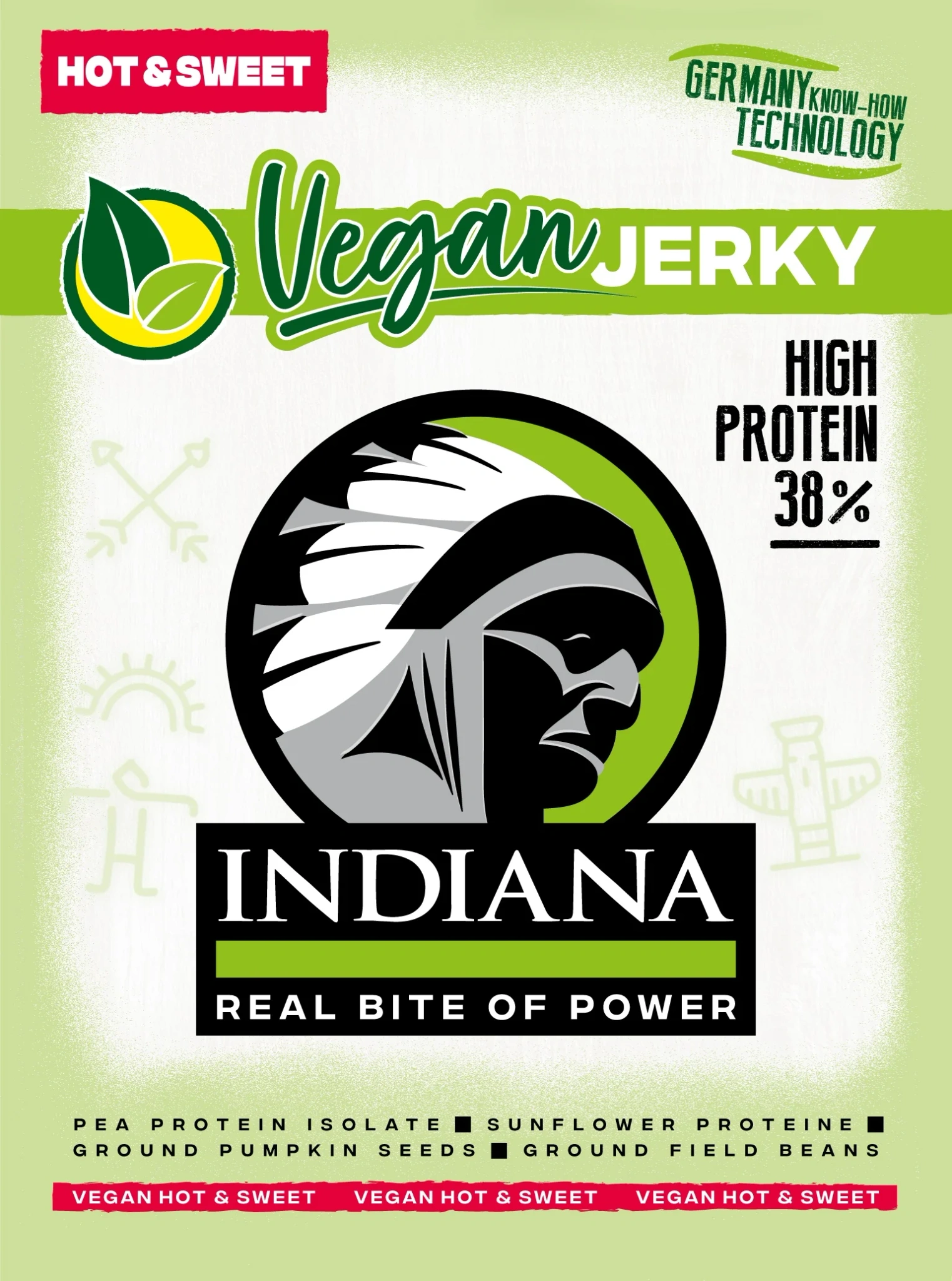 Jerky Vegansk Hot