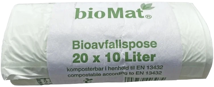 Avfallspose Bio Komposterbar 20x10l