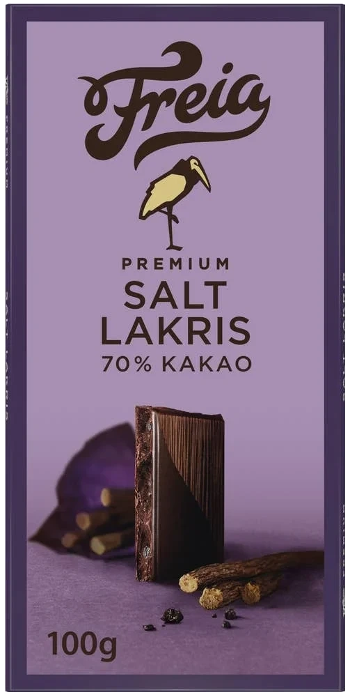 Premium Mørk Tynn 70% Lakris 100g Freia