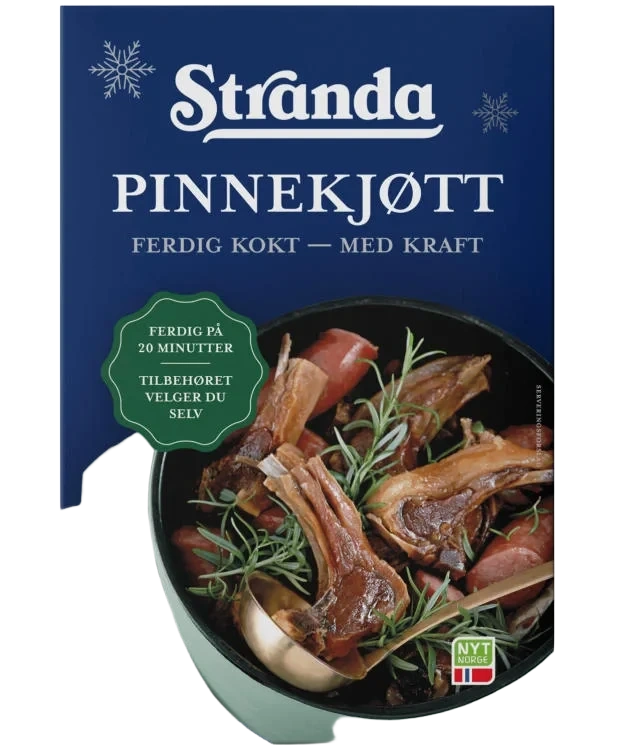 Pinnekjøtt Ferdig Kokt Ca750g Stranda