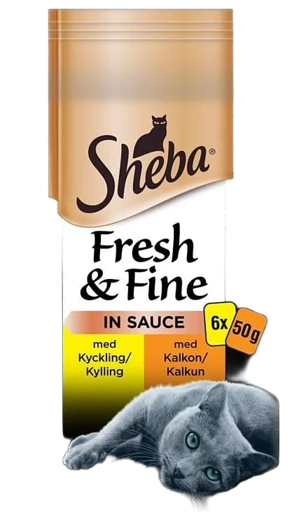 Sheba Fresh&Fine Våtfôr med Fjærkre Cig