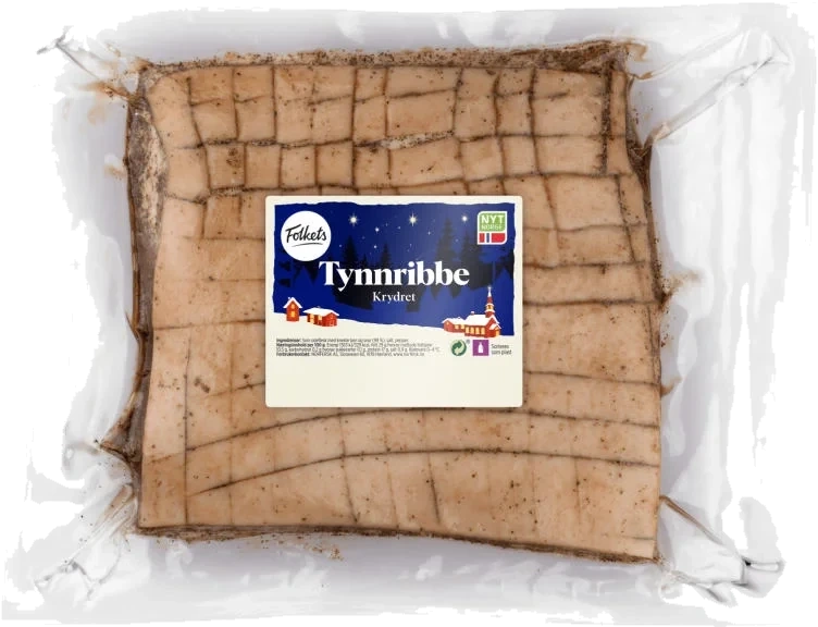 Svin Tynnribbe Krydret Ca3kg Folkets