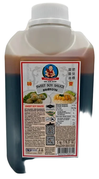 Hb Sweet Soy Sauce White Label Big Can 5kg