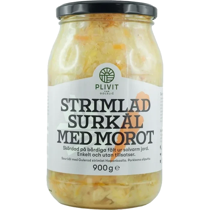 Surkål med Morot 900g Plivit Trade