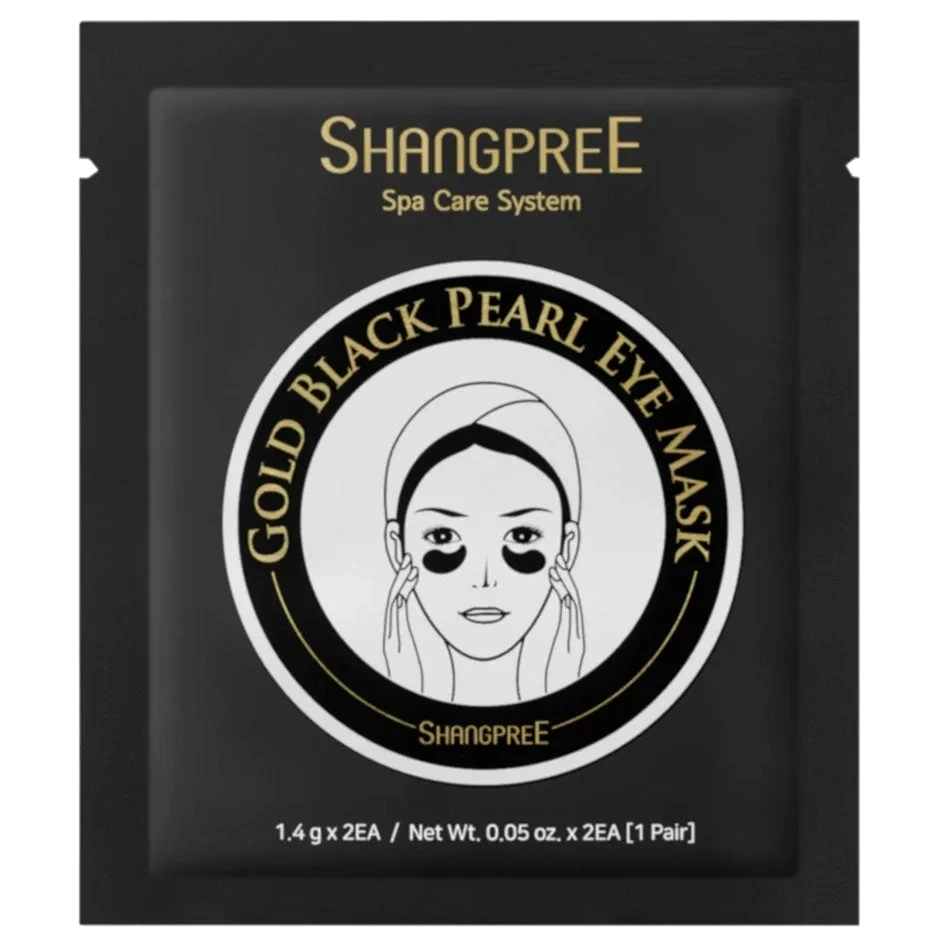 Shangpree Gold Black Pearl Eye Mask