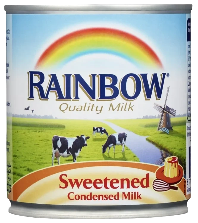 Søtet Kondensert Melk 397g Rainbow