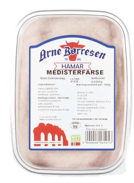 Medisterfarse 650g Arne Børresen