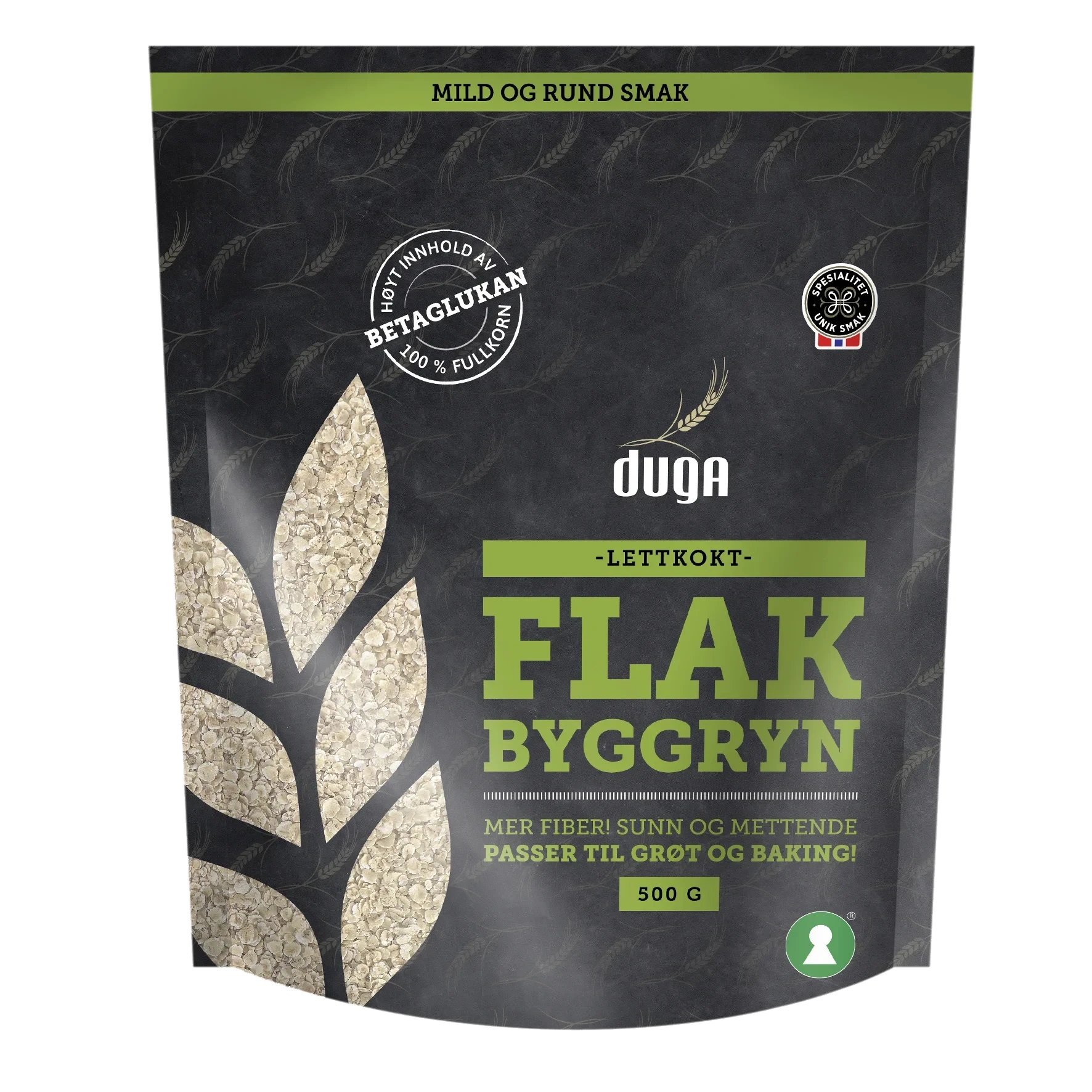 Byggryn Flak 500g Duga
