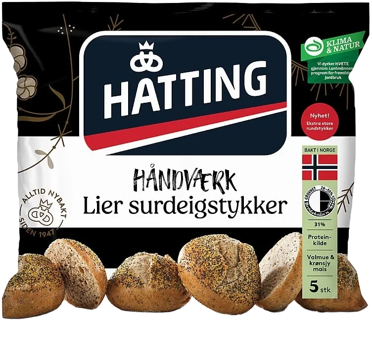 Lier Surdeigstykke 5stk 450g Hatting