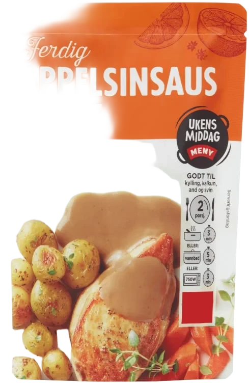 Appelsinsaus Kremet 2dl Meny