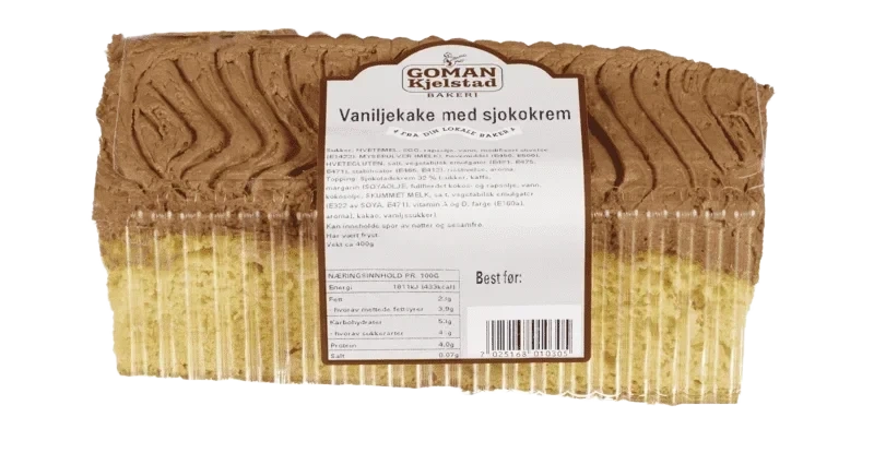 Goman Vaniljekake med Sjokokrem 420g