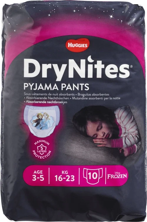Drynites 3-5 År Nattbleier Girl Drynites