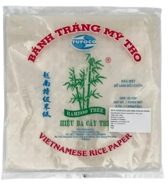 Rice Paper Square Goicuon Vuong 22cm 3coconut Tree 340g