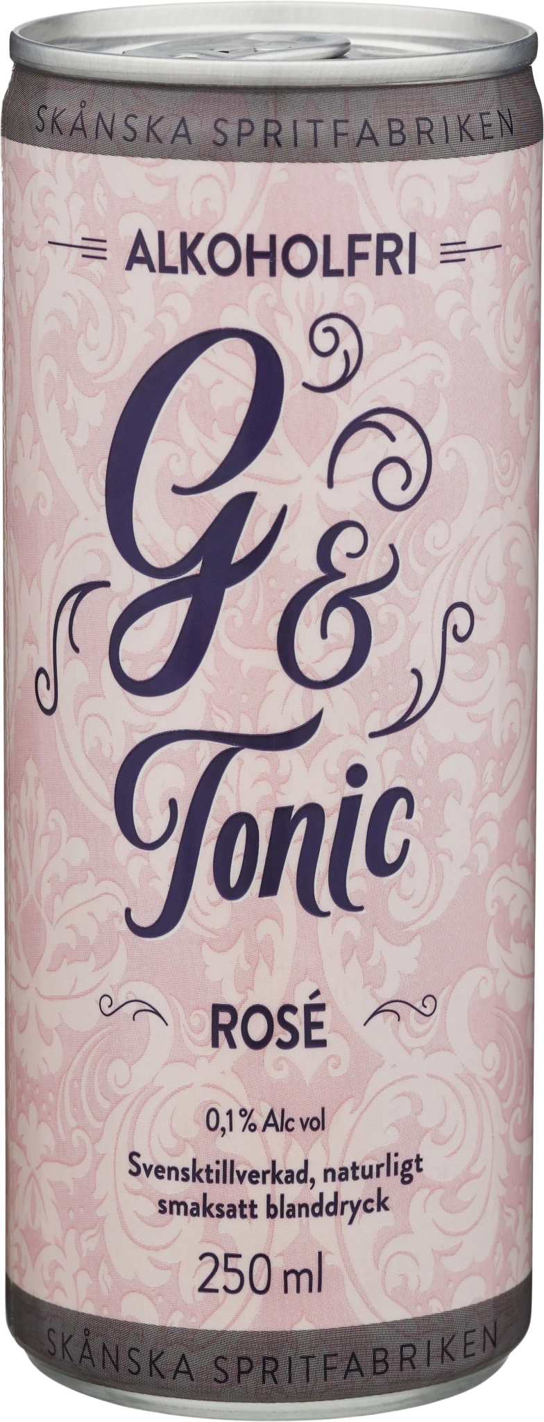 Skånska Spritfabriken G & Tonic Rosé alkoholfri