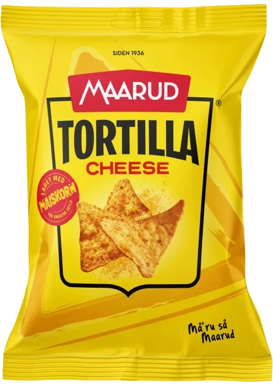 Tortillachips Cheese 45g Maarud