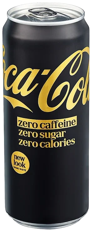 Coca-cola zero sugar zero caffeine sleek bx  20x33cl