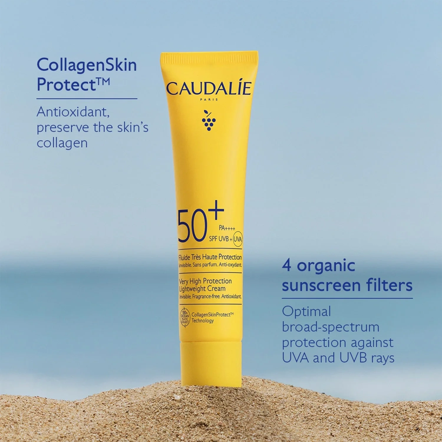Caudalie Vinosun Very High Protection Lightweight Fluid SPF50