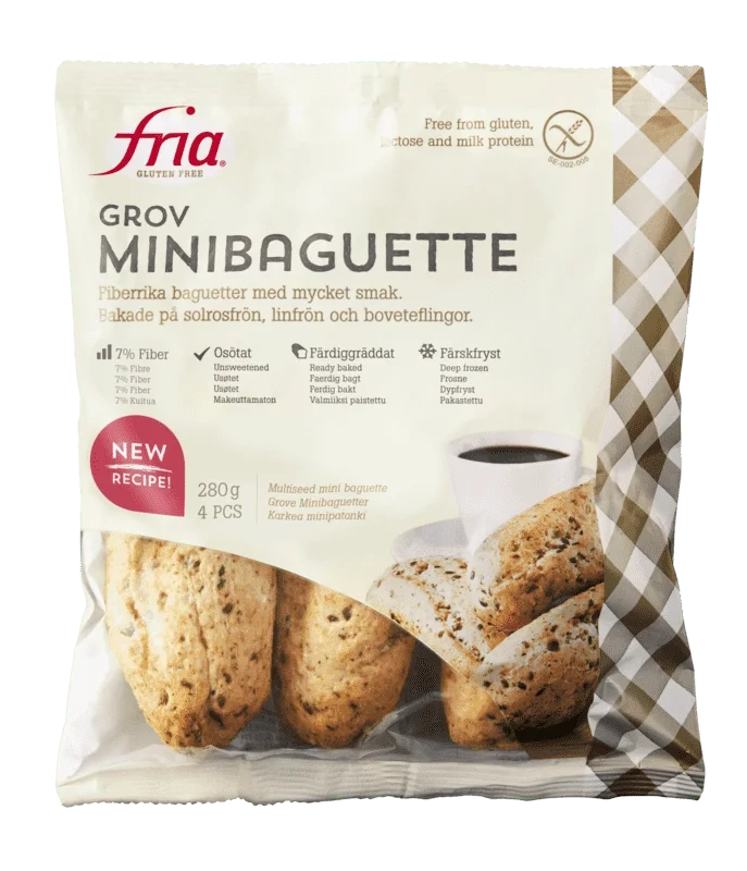 Fria Grove Minibaguetter Glutenfri 280g