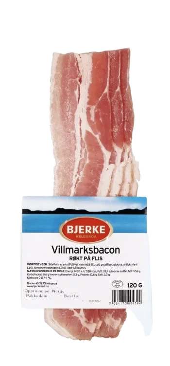 Villmarksbacon 120g Bjerke