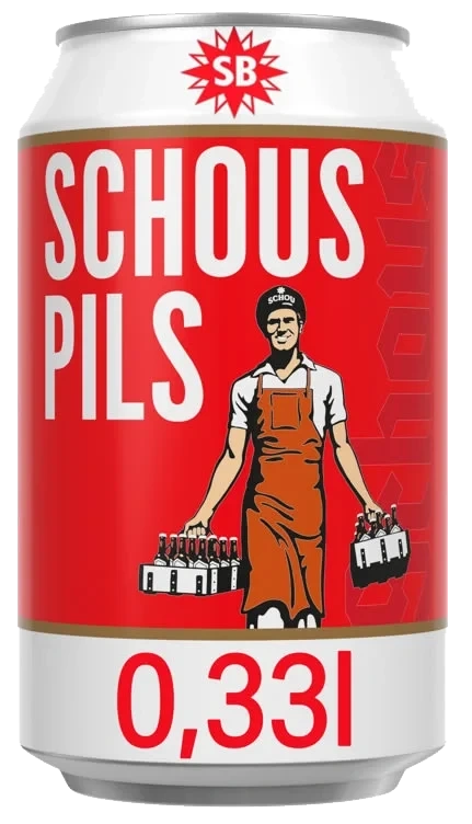 Schous Pilsner 0,33l boks