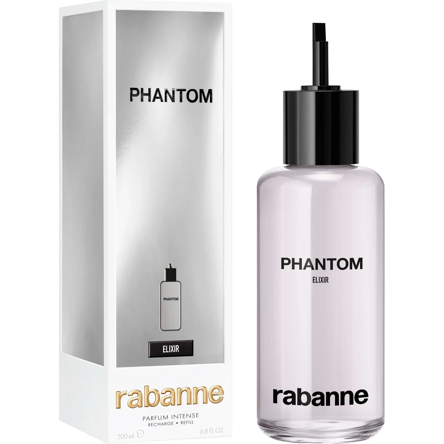 Rabanne Phantom Black Elixir Parfum Refill 200 ml
