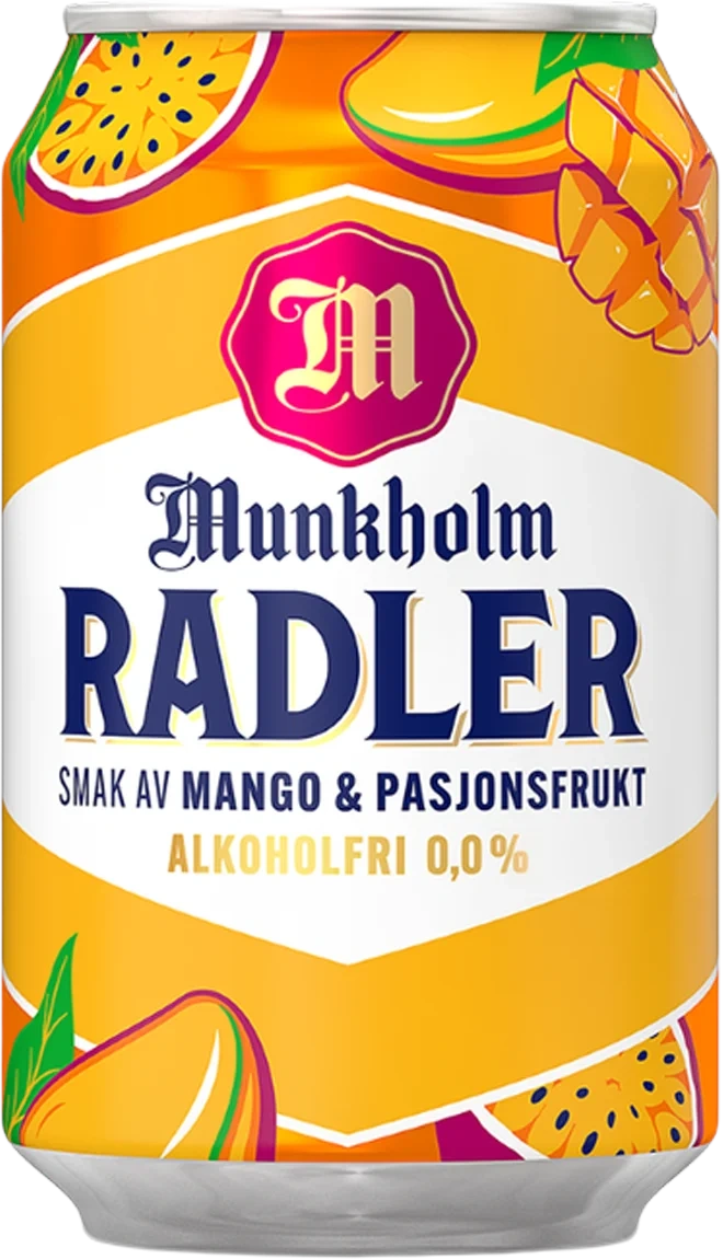 Munkholm Radler Mango & Pasjonsfrukt