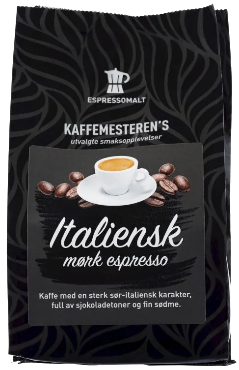 Kaffemesteren's Italiensk Mørk Espresso 200g