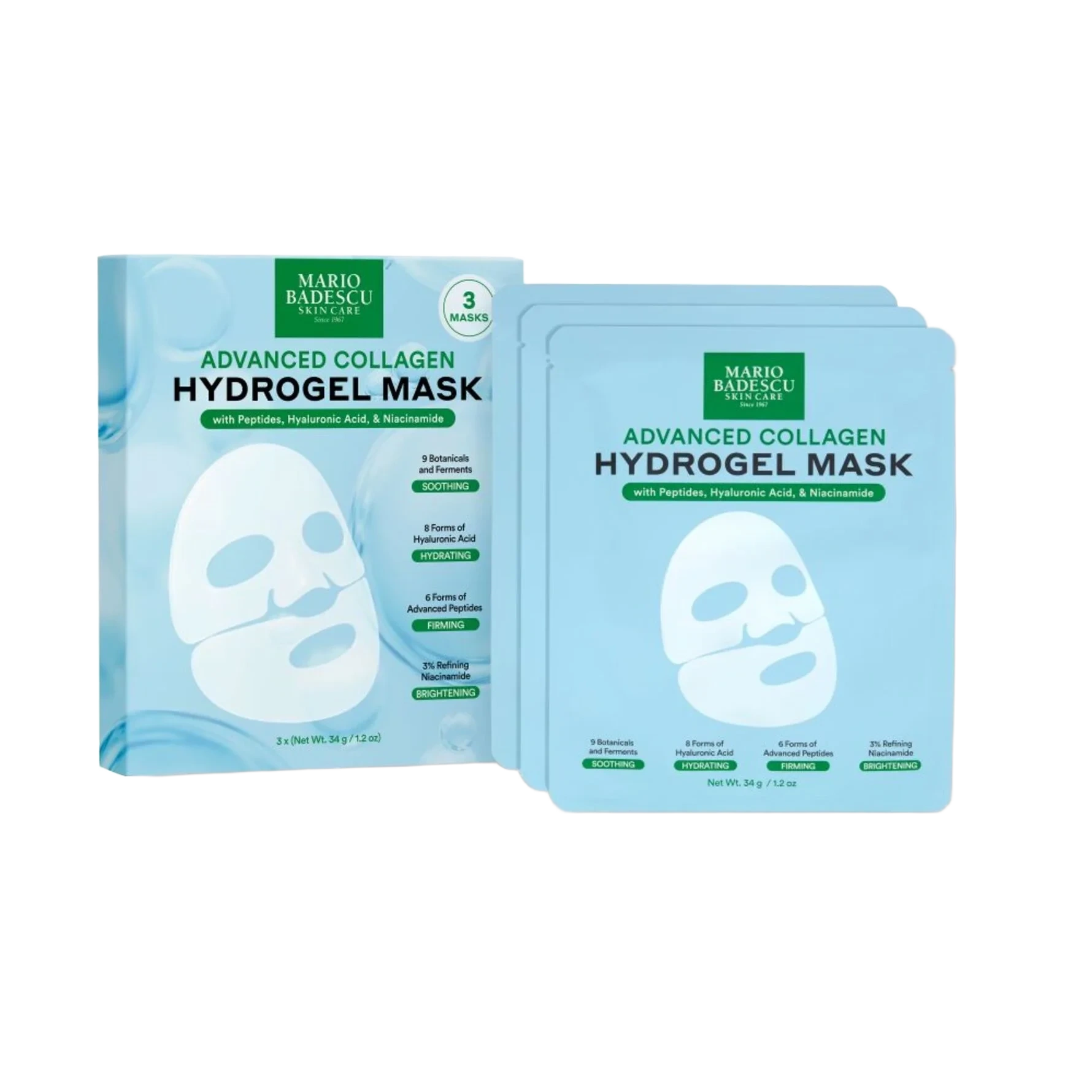Mario Badescu Advanced Collagen Hydrogel Sheet Mask 1 pcs