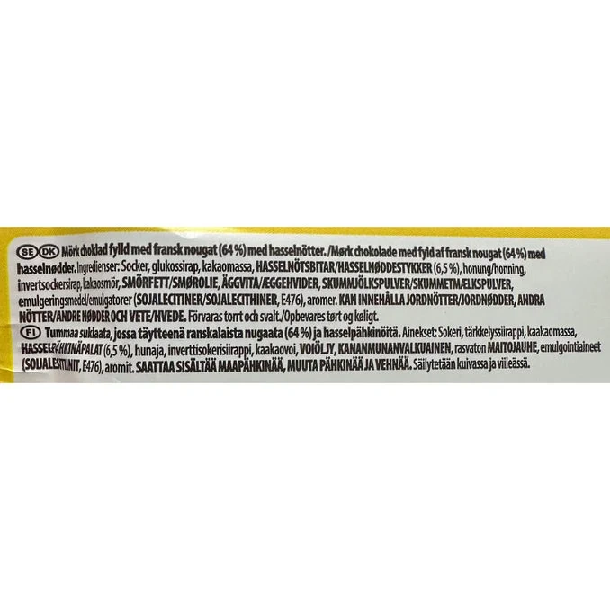 Marabou Mörk Choklad Fransk Nougat