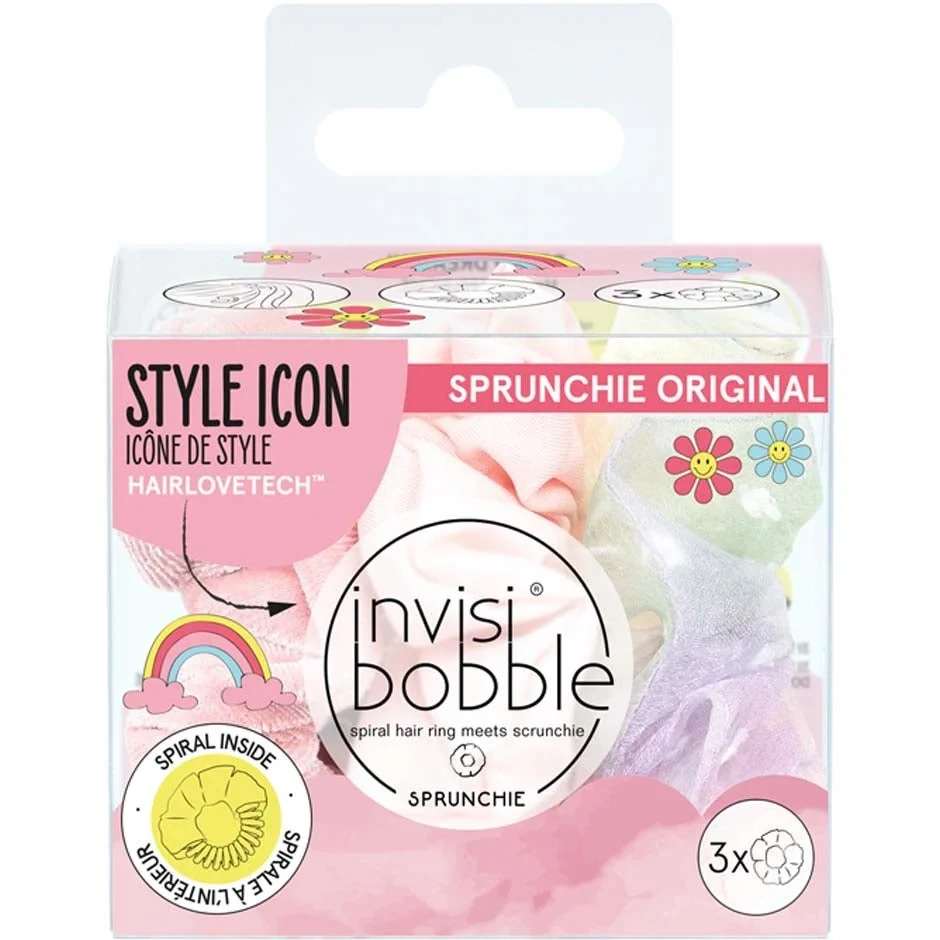Invisibobble Sprunchie Trio Retro Dreamin' Macaron