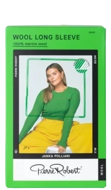 Pierre Robert Wool Long Sleeve Green L/xl