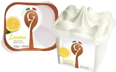 Limone 150ml G7 Ekte Italiensk Iskrem Gelato