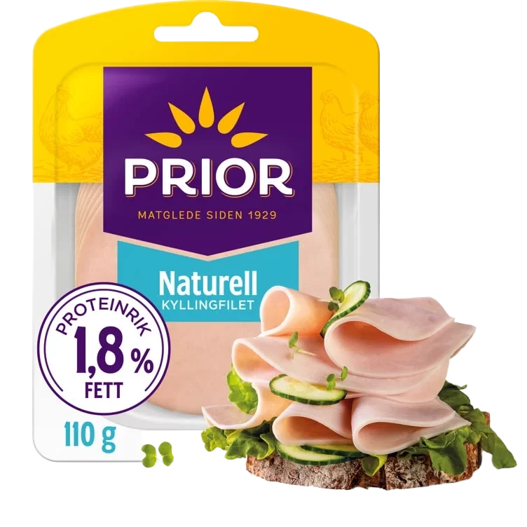 Kyllingfilet Naturell 110g Prior