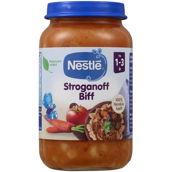 Stroganoff Biff 1-3 År 220g Nestle