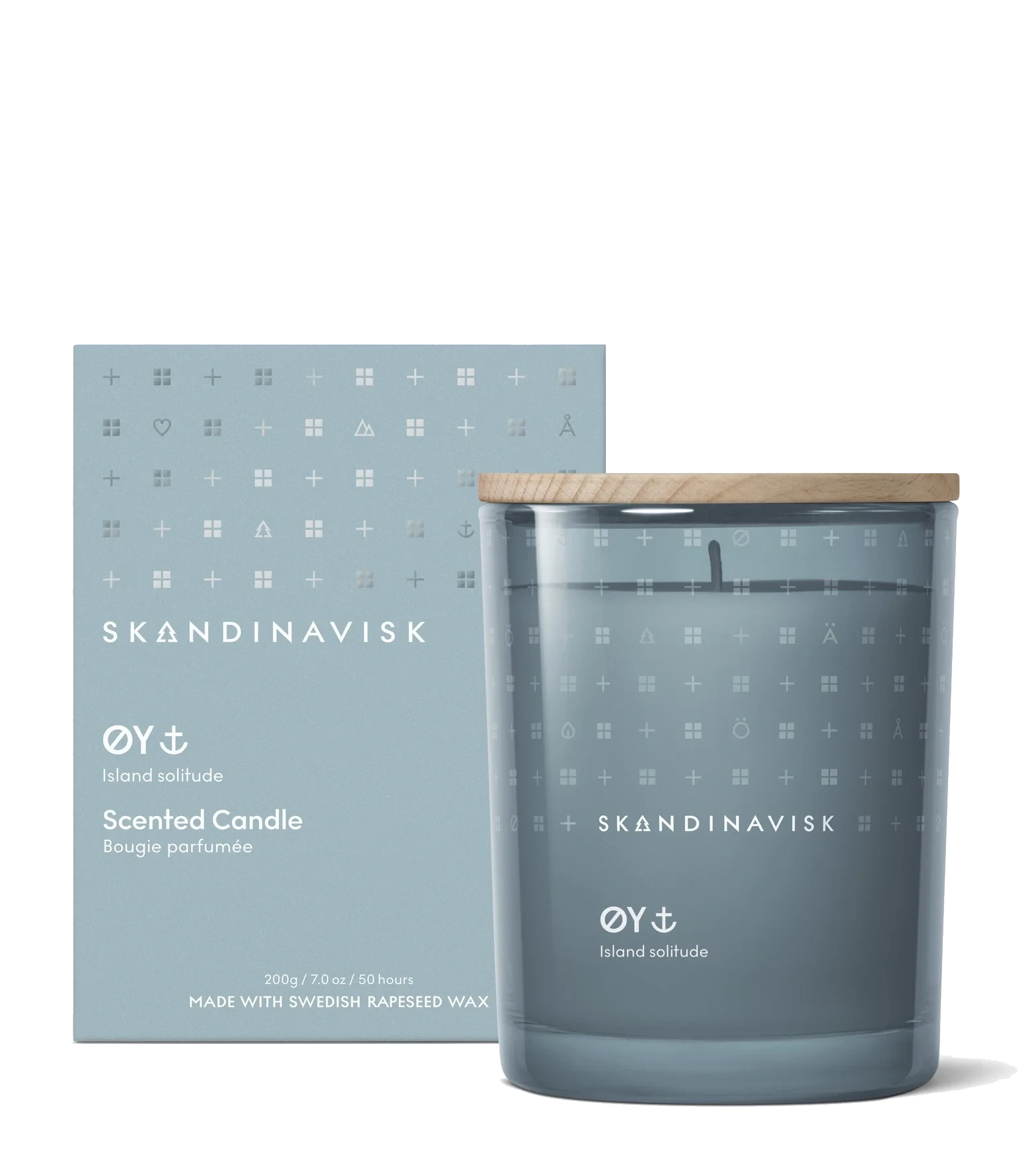 SKANDINAVISK ØY Scented Candle with Lid 200 g