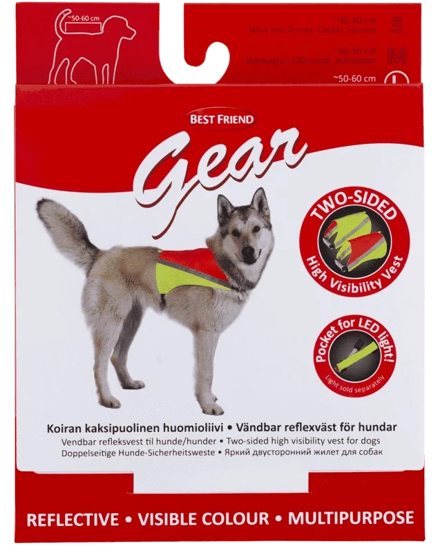 Best Friend Gear Refleksvest til Hund L