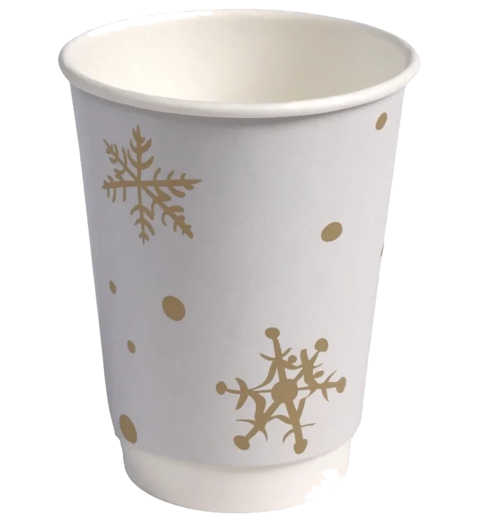 Kaffebeger vinterserien 12oz dw 500stk