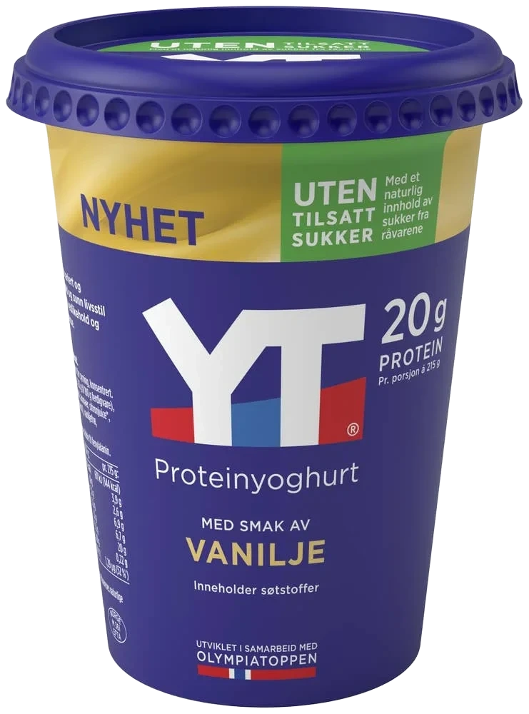 YT proteinyoghurt Vanilje, 430 g